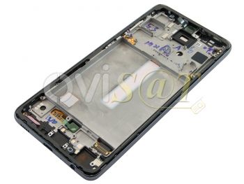 Pantalla Service Pack Completa SUPER AMOLED Negra para Samsung Galaxy A52s 5G, SM-A528